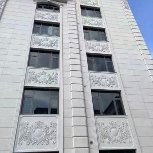 延安 白麻荔枝面花岗岩别墅外墙干挂