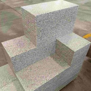 延安 白麻花岗岩荔枝面地铺石