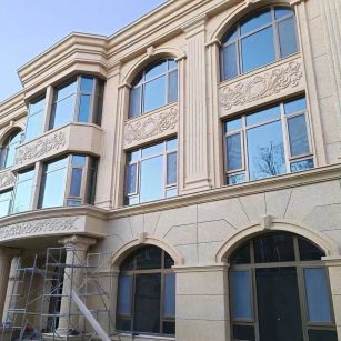 延安 黄金麻花岗岩别墅外墙干挂