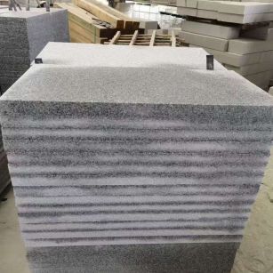 延安 芝麻白5公分火烧地铺成品，900*400，规格可定制