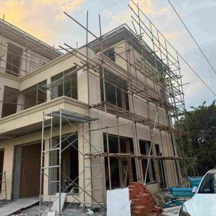 延安 黄金麻荔枝面花岗岩外墙干挂