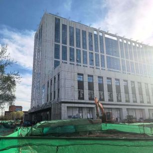延安 白麻花岗岩石材外墙干挂