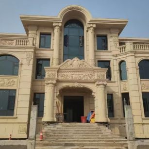 延安 黄金麻花岗岩别墅外墙干挂