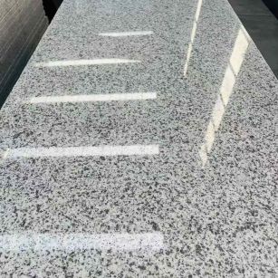 延安 白麻花岗岩光面毛板