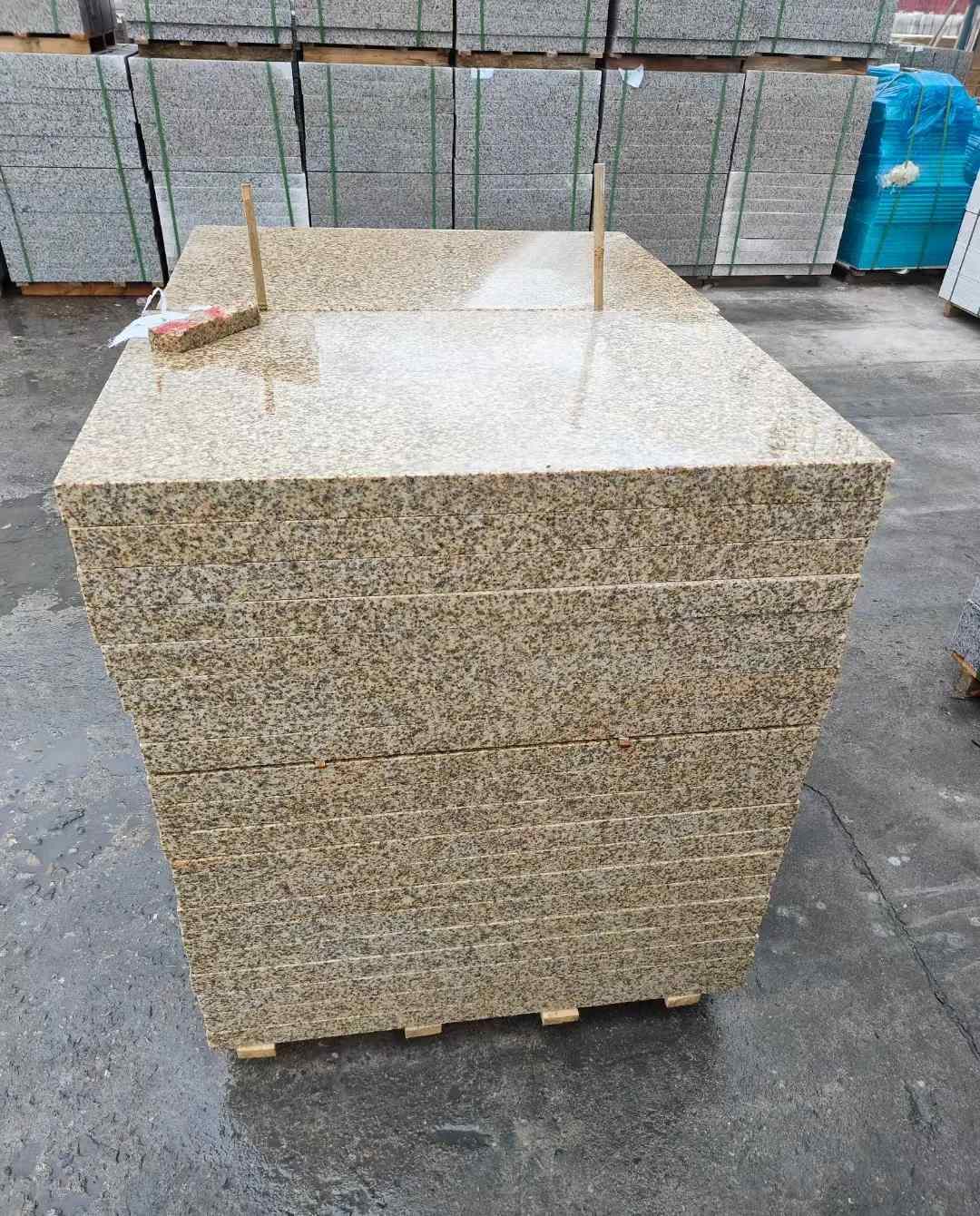 延安 湖北黄金麻花岗岩石材荔枝面外墙石材