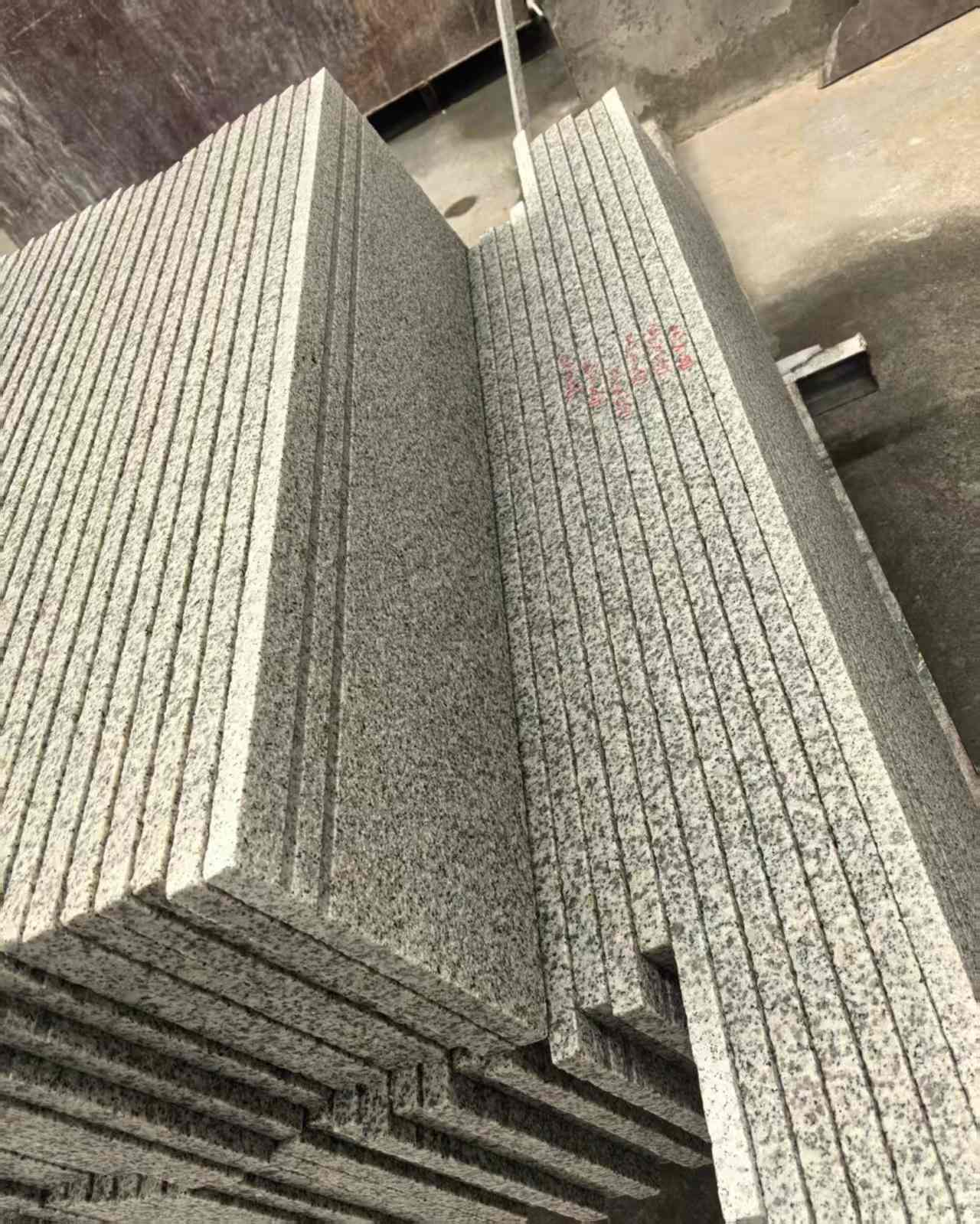 延安 白麻荔枝面花岗岩楼梯踏步