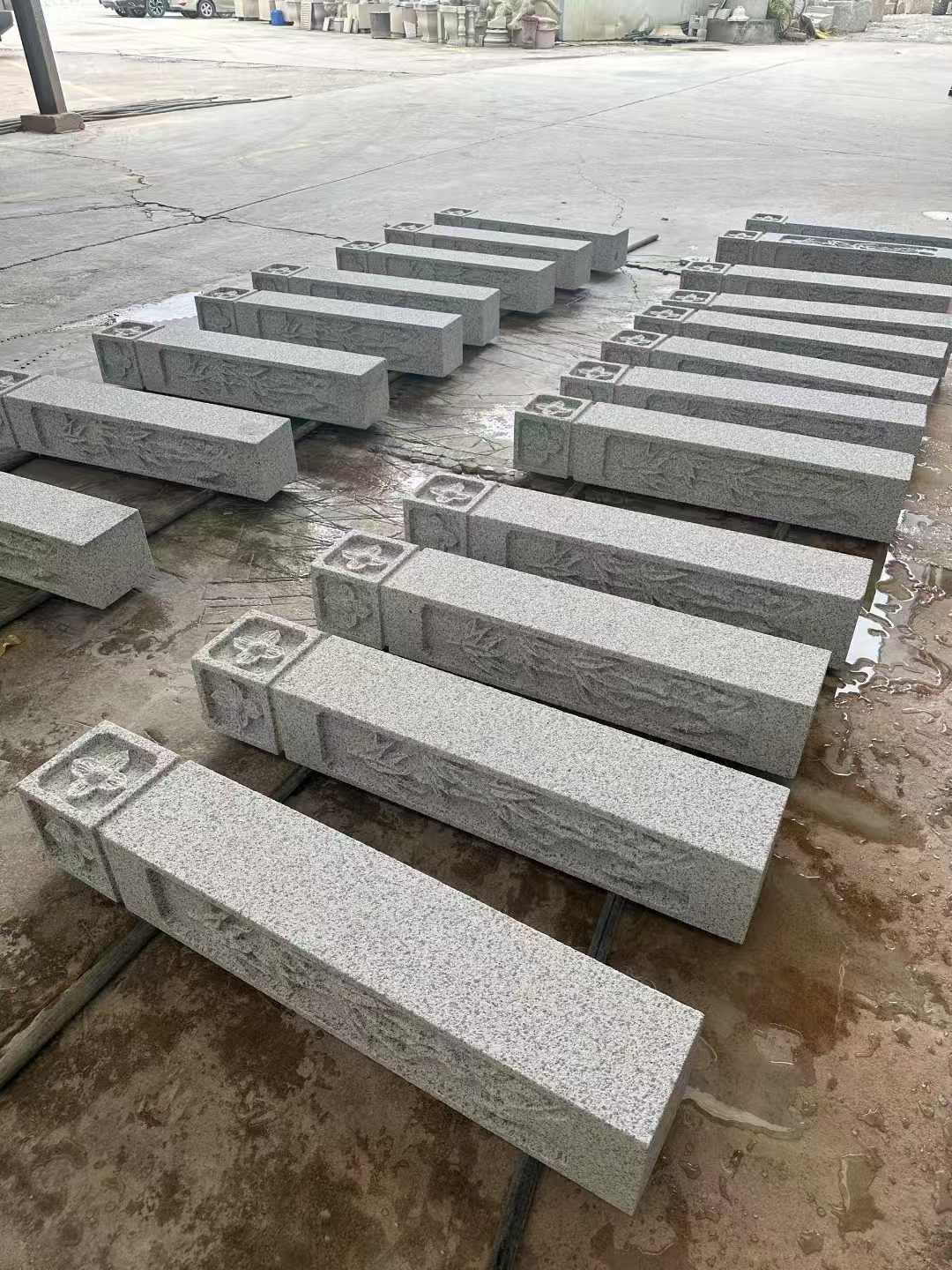 延安 白麻方柱雕花防水