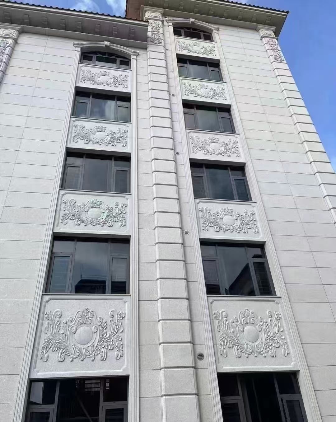 延安 白麻荔枝面花岗岩别墅外墙干挂