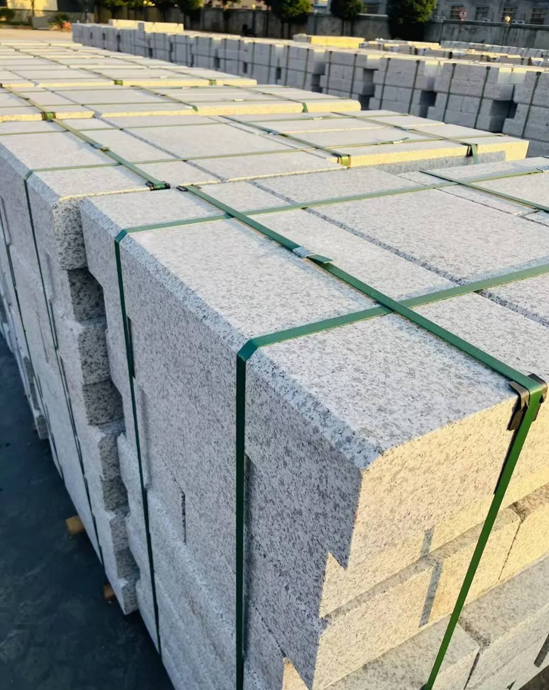 延安 白麻花岗岩路沿石，马路牙子，路缘石，平石，立缘石等