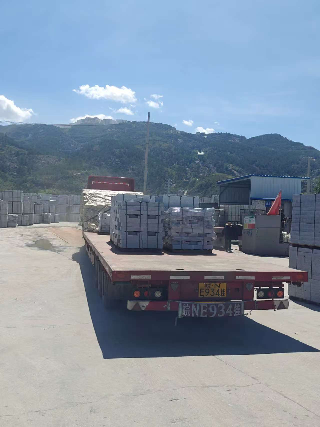 延安 芝麻白仿形路沿石，直形路沿石